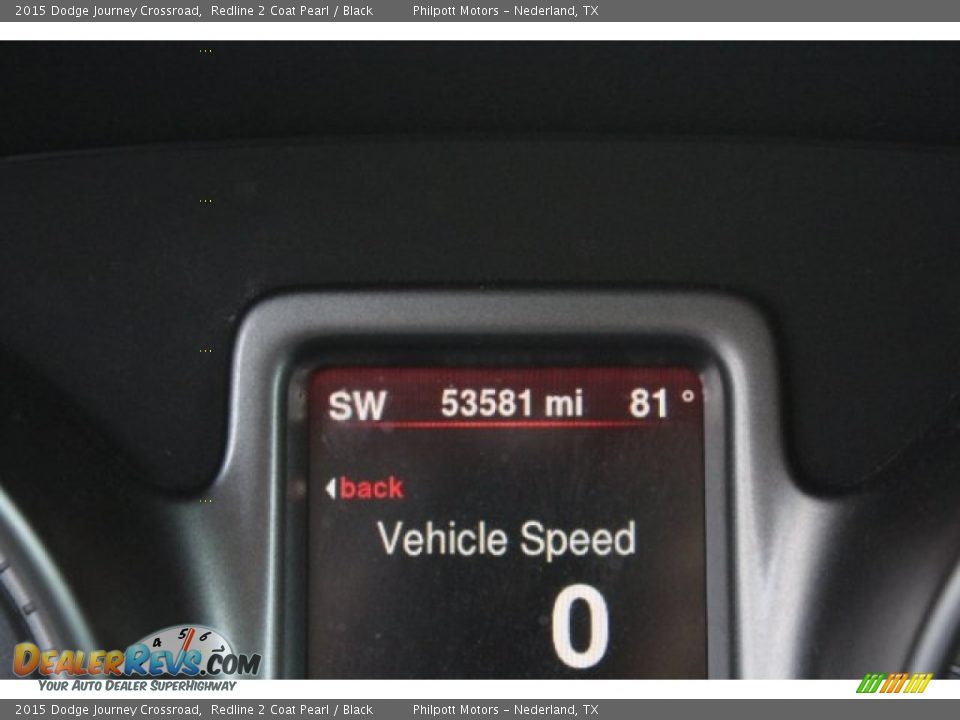 2015 Dodge Journey Crossroad Redline 2 Coat Pearl / Black Photo #24