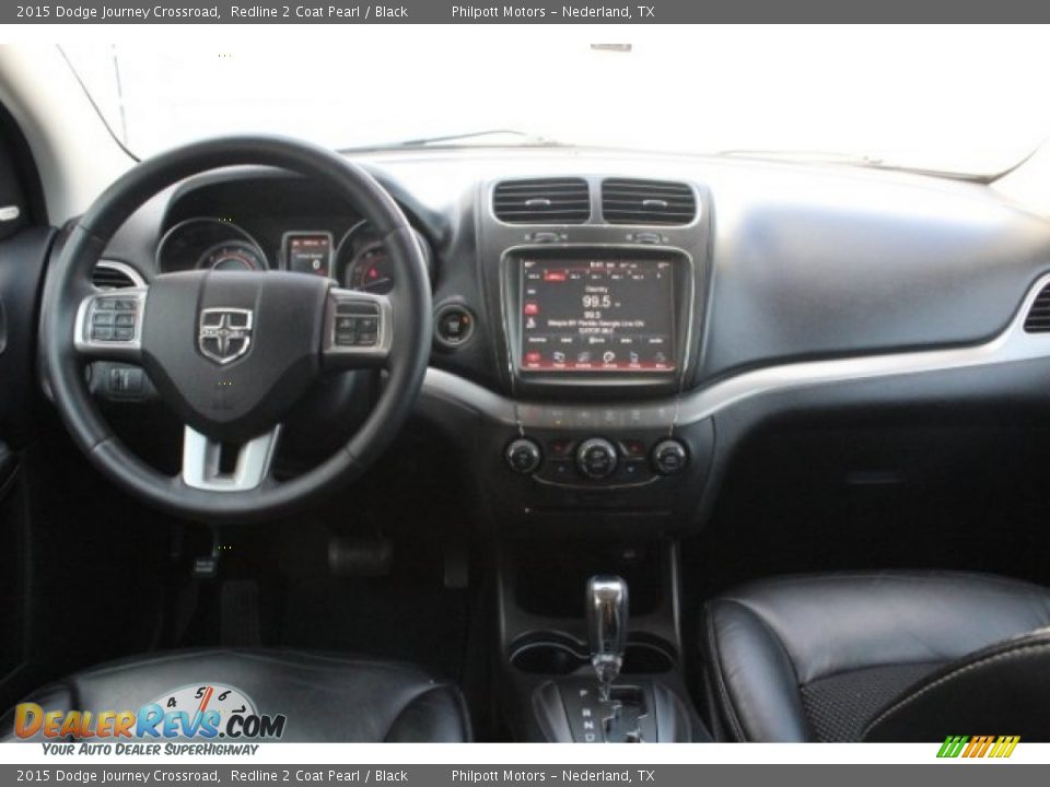 2015 Dodge Journey Crossroad Redline 2 Coat Pearl / Black Photo #28