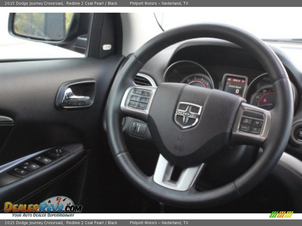 2015 Dodge Journey Crossroad Redline 2 Coat Pearl / Black Photo #29