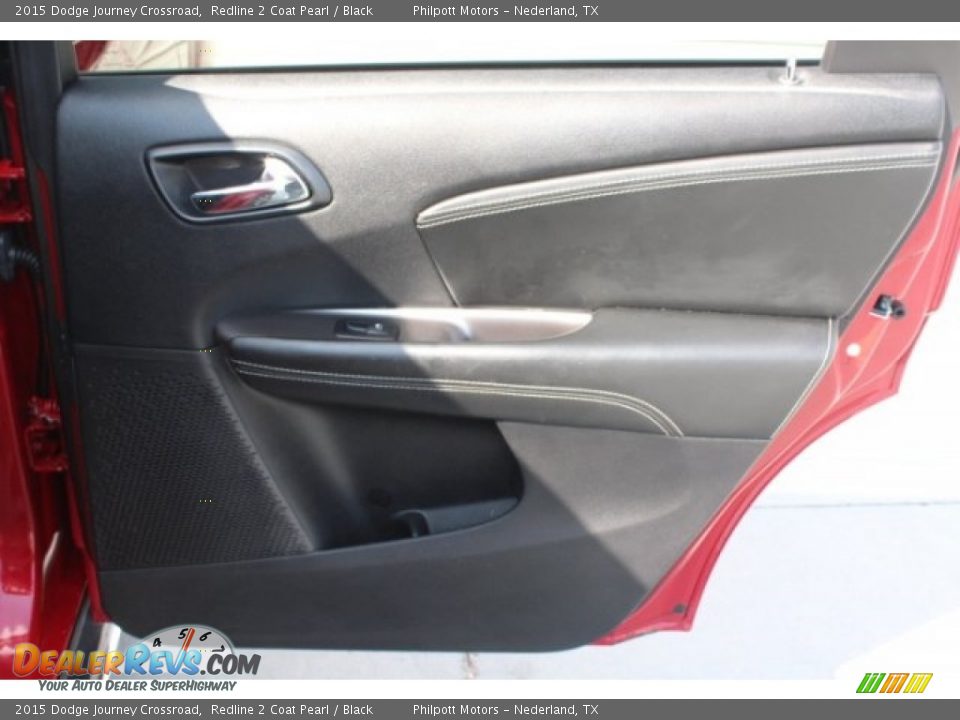 2015 Dodge Journey Crossroad Redline 2 Coat Pearl / Black Photo #31