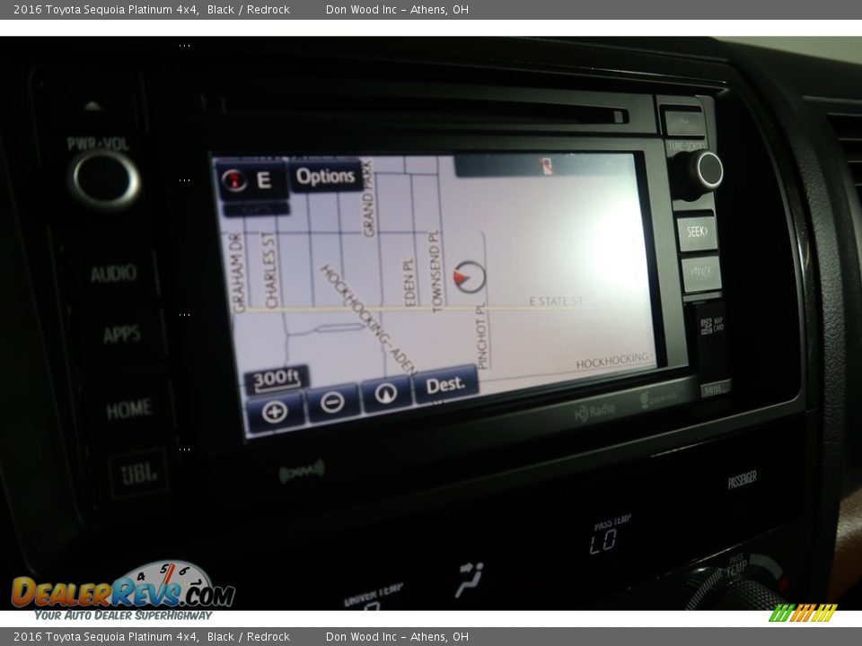2016 Toyota Sequoia Platinum 4x4 Black / Redrock Photo #4