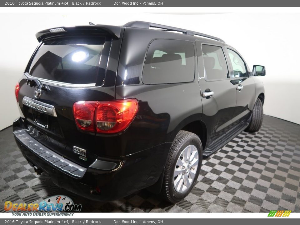 2016 Toyota Sequoia Platinum 4x4 Black / Redrock Photo #15