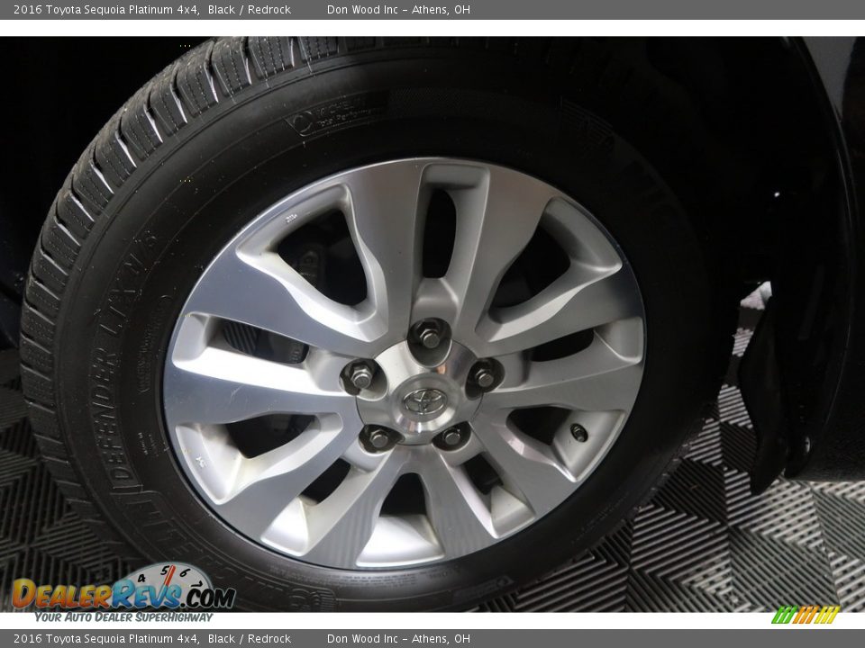 2016 Toyota Sequoia Platinum 4x4 Black / Redrock Photo #30