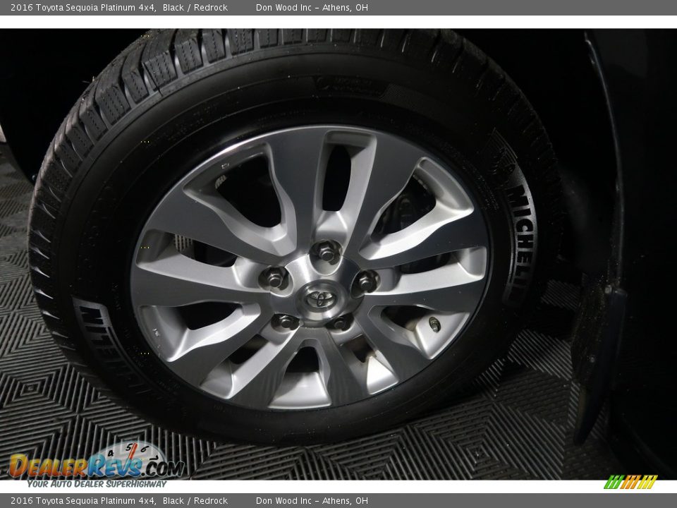 2016 Toyota Sequoia Platinum 4x4 Black / Redrock Photo #33