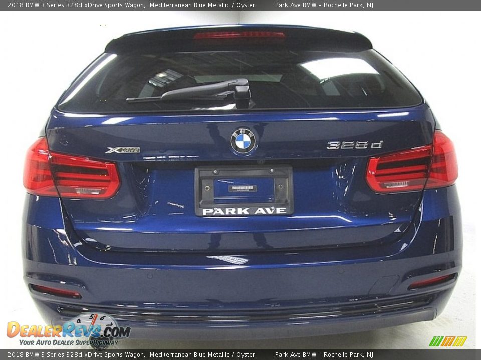 2018 BMW 3 Series 328d xDrive Sports Wagon Mediterranean Blue Metallic / Oyster Photo #4