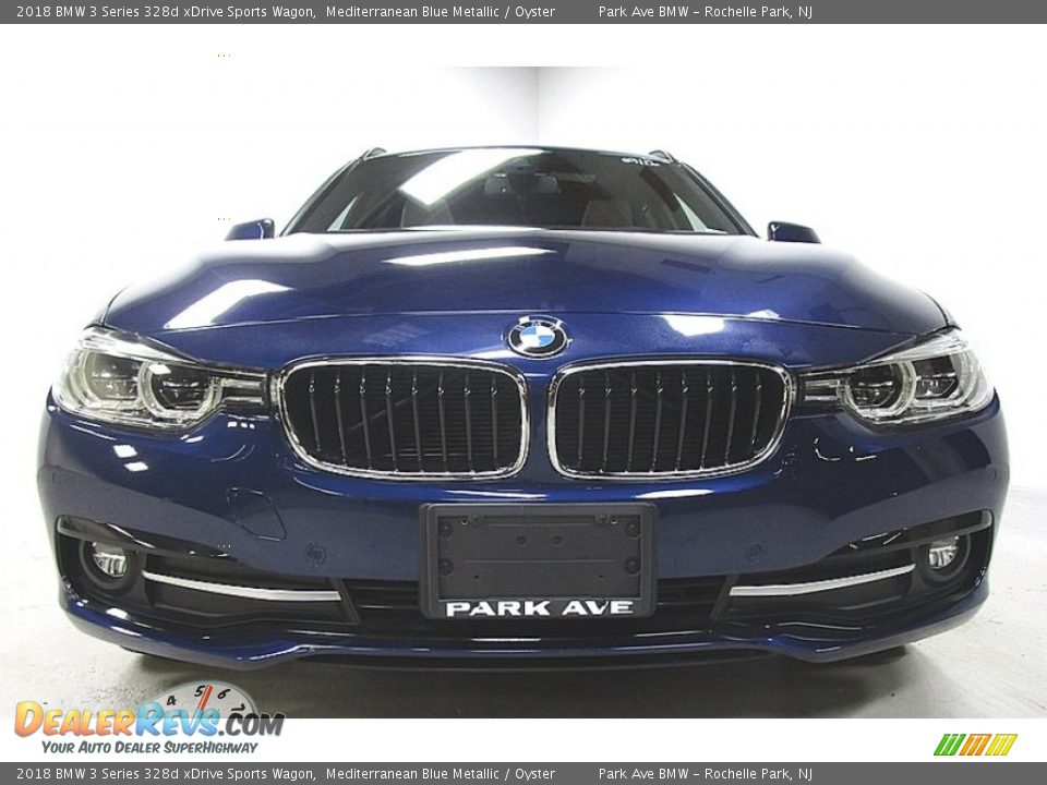 2018 BMW 3 Series 328d xDrive Sports Wagon Mediterranean Blue Metallic / Oyster Photo #8