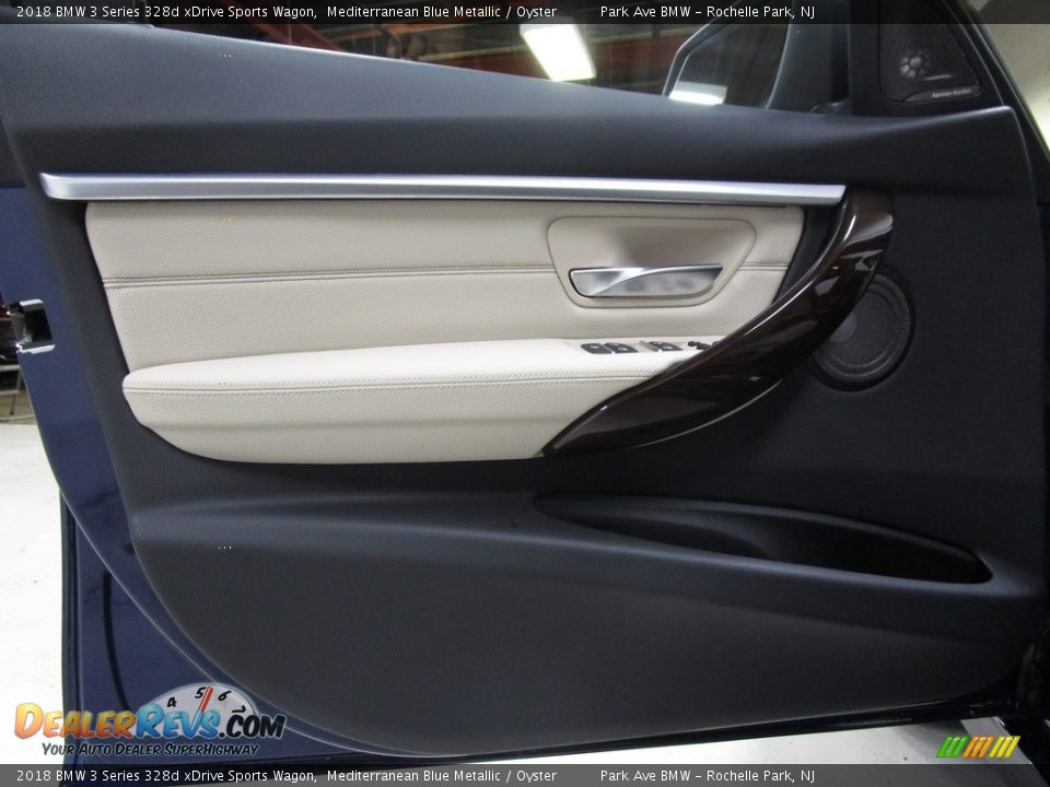2018 BMW 3 Series 328d xDrive Sports Wagon Mediterranean Blue Metallic / Oyster Photo #9