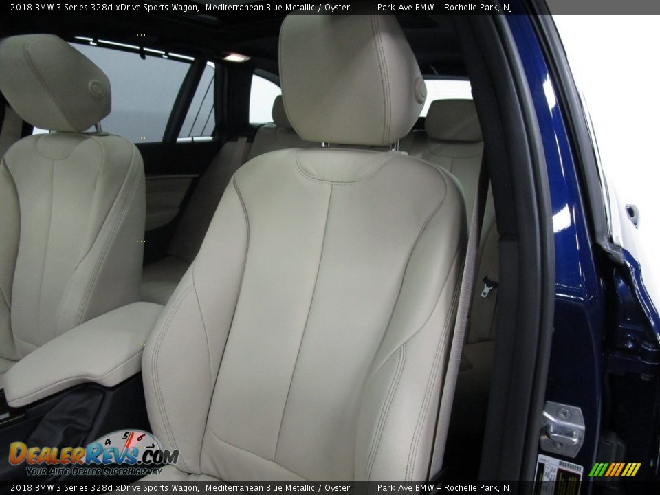 2018 BMW 3 Series 328d xDrive Sports Wagon Mediterranean Blue Metallic / Oyster Photo #10