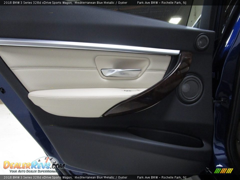 2018 BMW 3 Series 328d xDrive Sports Wagon Mediterranean Blue Metallic / Oyster Photo #12