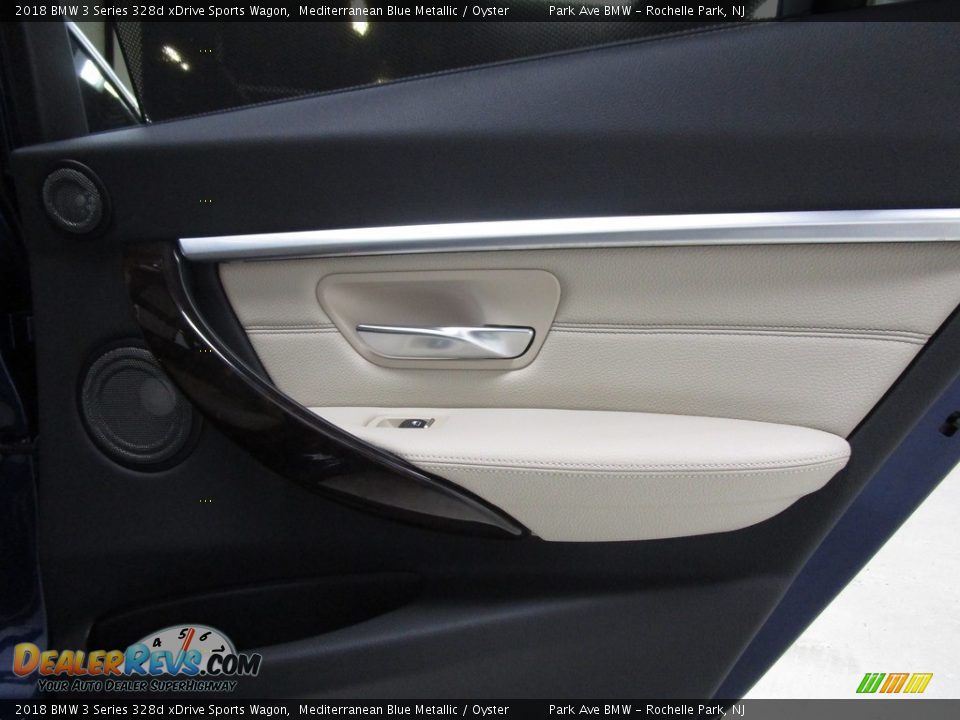 2018 BMW 3 Series 328d xDrive Sports Wagon Mediterranean Blue Metallic / Oyster Photo #18