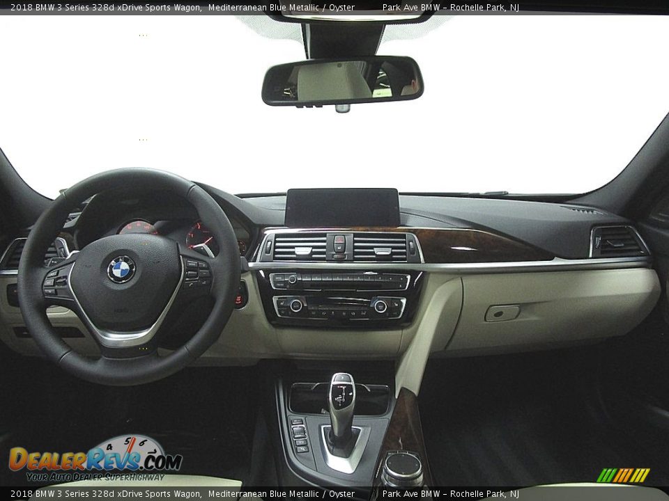 2018 BMW 3 Series 328d xDrive Sports Wagon Mediterranean Blue Metallic / Oyster Photo #24