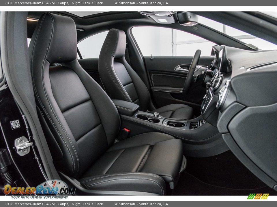 2018 Mercedes-Benz CLA 250 Coupe Night Black / Black Photo #2