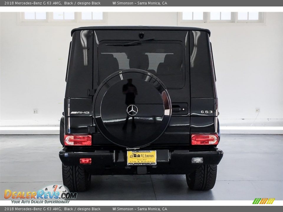 2018 Mercedes-Benz G 63 AMG Black / designo Black Photo #3