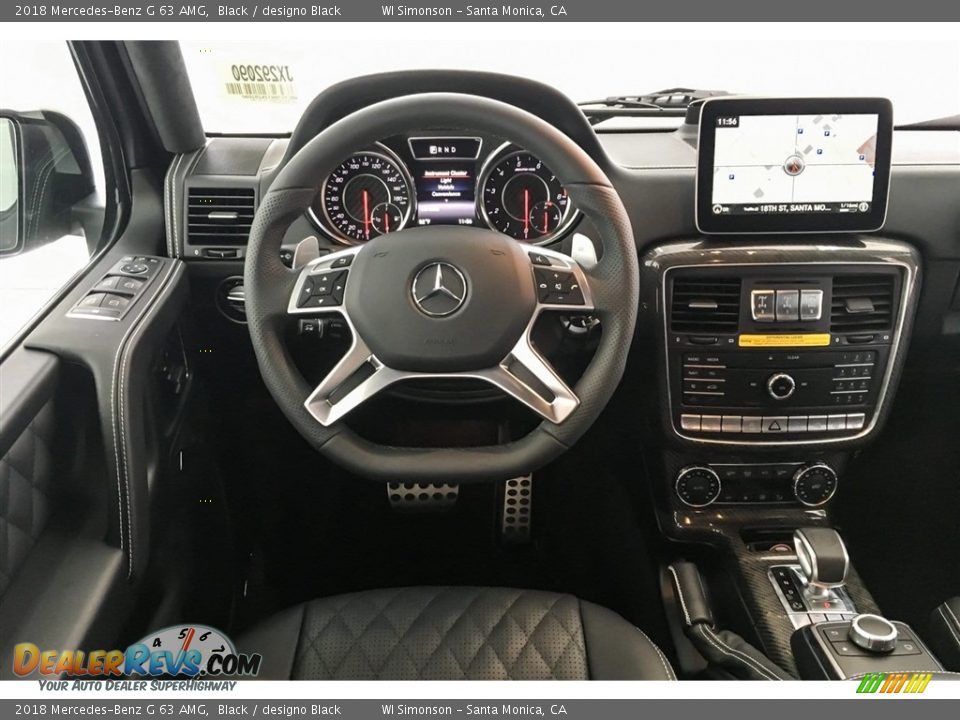 2018 Mercedes-Benz G 63 AMG Black / designo Black Photo #4