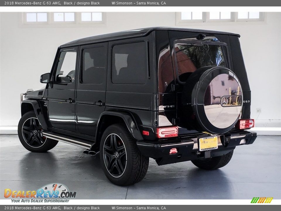 2018 Mercedes-Benz G 63 AMG Black / designo Black Photo #10