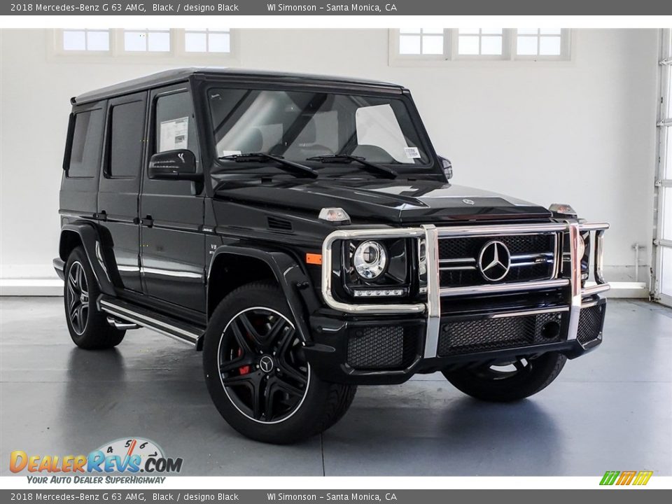 2018 Mercedes-Benz G 63 AMG Black / designo Black Photo #12