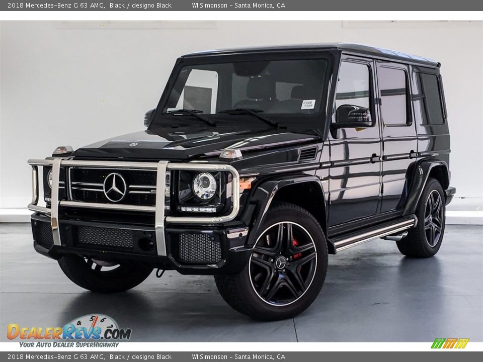 2018 Mercedes-Benz G 63 AMG Black / designo Black Photo #13