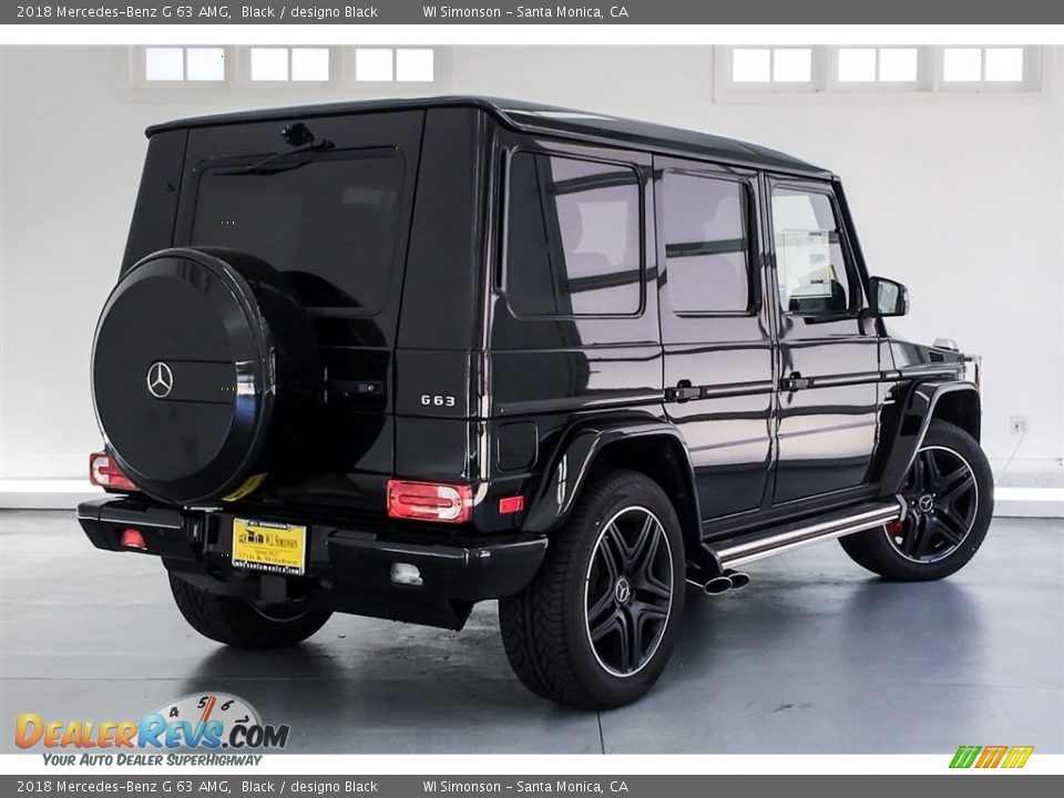 2018 Mercedes-Benz G 63 AMG Black / designo Black Photo #16