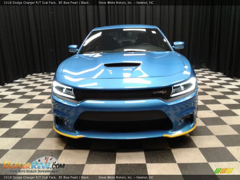 2018 Dodge Charger R/T Scat Pack B5 Blue Pearl / Black Photo #3