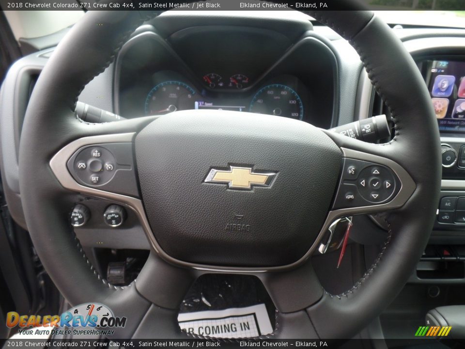 2018 Chevrolet Colorado Z71 Crew Cab 4x4 Steering Wheel Photo #18