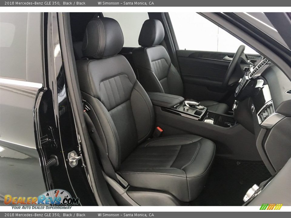 2018 Mercedes-Benz GLE 350 Black / Black Photo #2