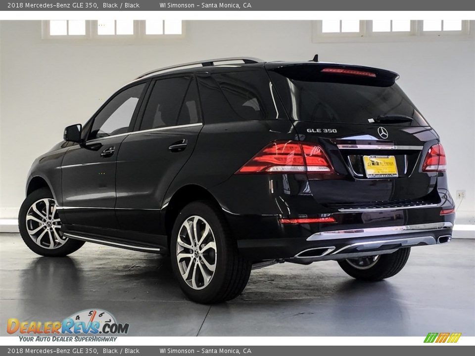 2018 Mercedes-Benz GLE 350 Black / Black Photo #3