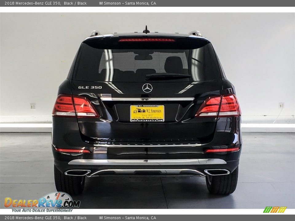 2018 Mercedes-Benz GLE 350 Black / Black Photo #4