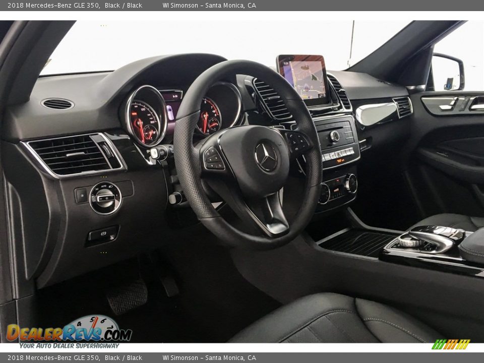2018 Mercedes-Benz GLE 350 Black / Black Photo #5
