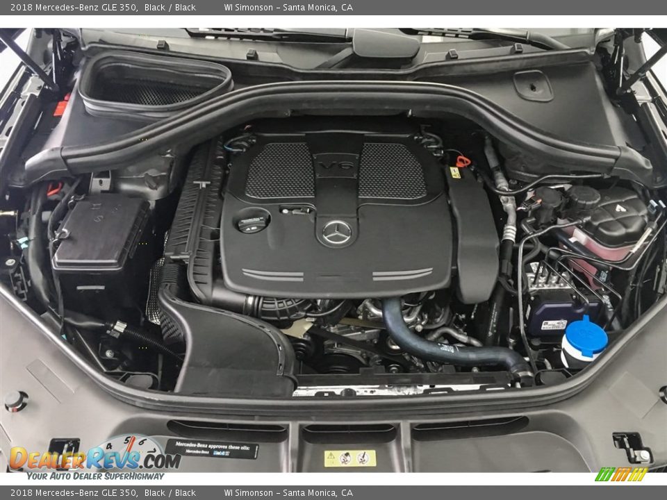 2018 Mercedes-Benz GLE 350 Black / Black Photo #8