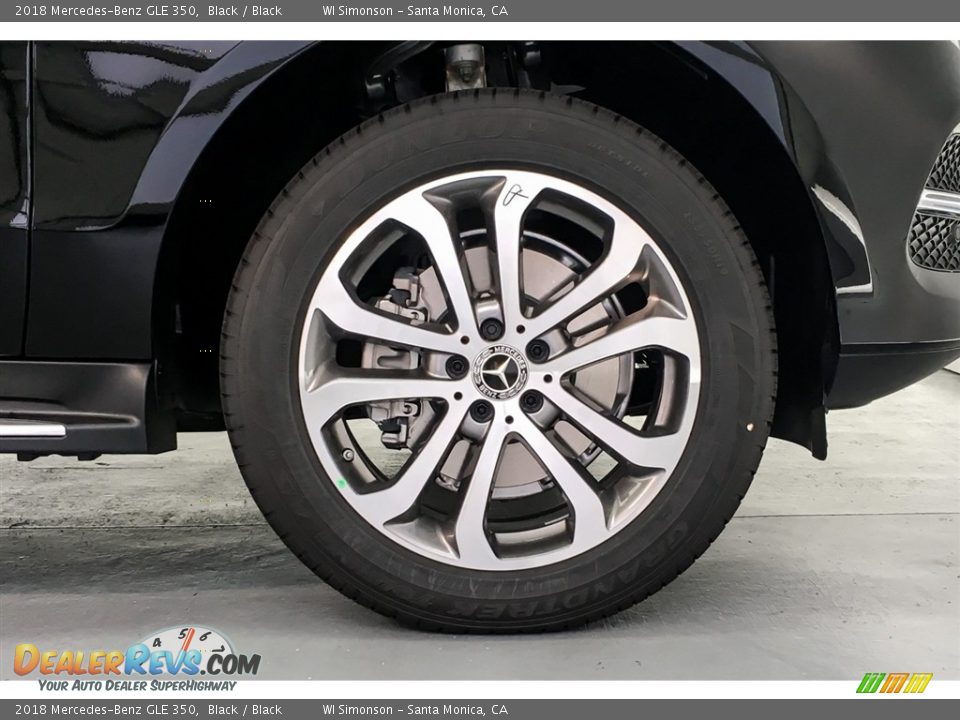 2018 Mercedes-Benz GLE 350 Black / Black Photo #9