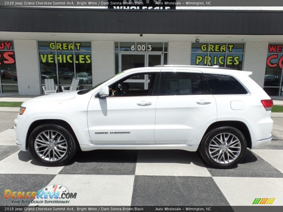 2018 Jeep Grand Cherokee Summit 4x4 Bright White / Dark Sienna Brown/Black Photo #1