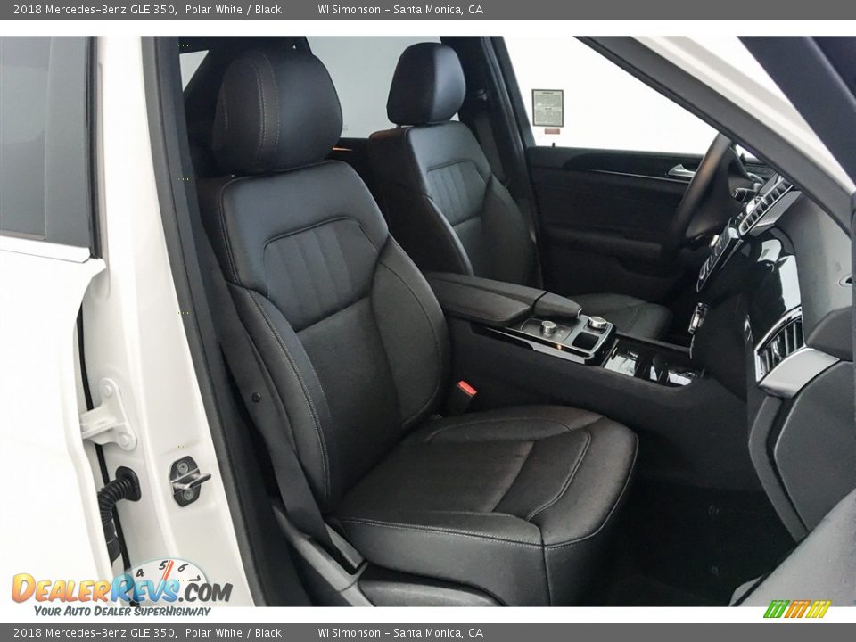 2018 Mercedes-Benz GLE 350 Polar White / Black Photo #2