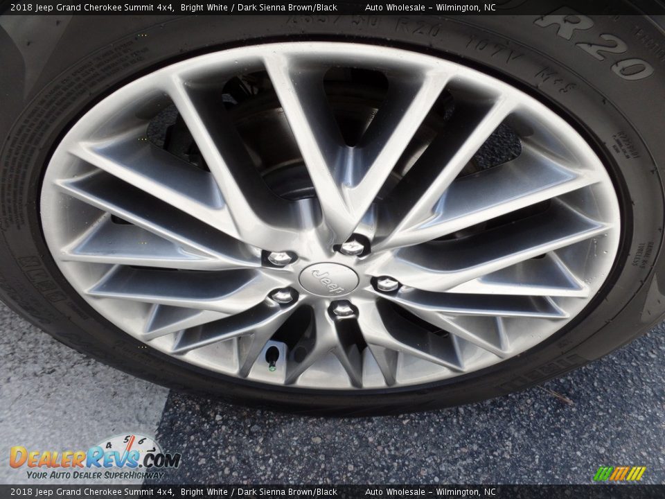 2018 Jeep Grand Cherokee Summit 4x4 Bright White / Dark Sienna Brown/Black Photo #7