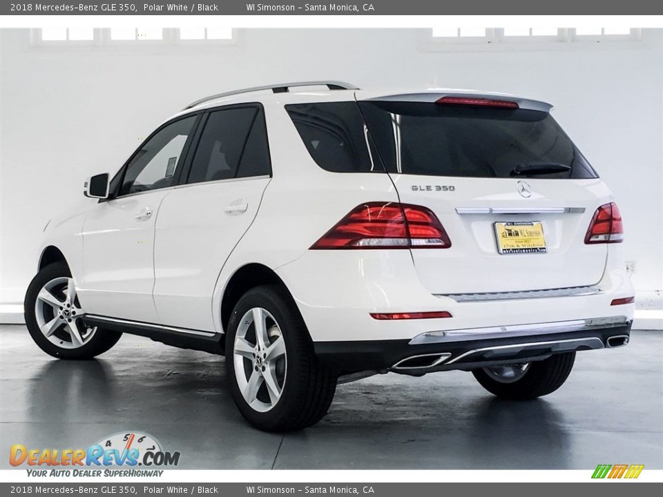 2018 Mercedes-Benz GLE 350 Polar White / Black Photo #3
