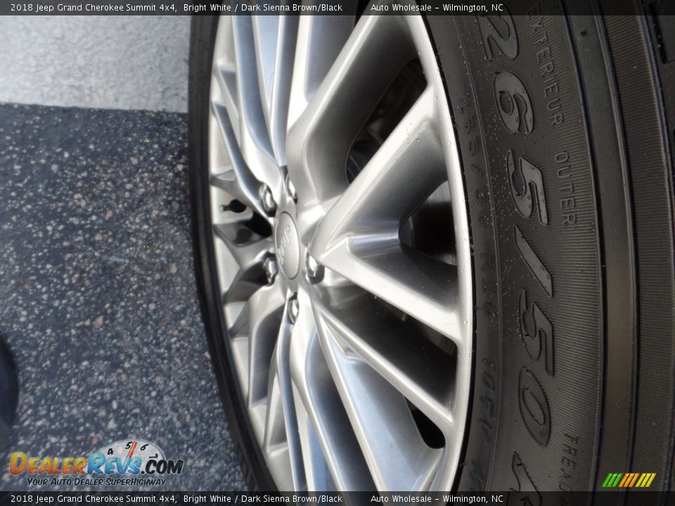 2018 Jeep Grand Cherokee Summit 4x4 Bright White / Dark Sienna Brown/Black Photo #8