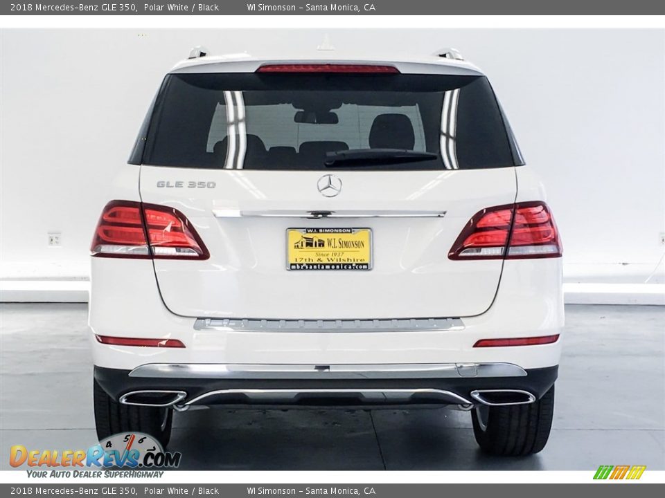 2018 Mercedes-Benz GLE 350 Polar White / Black Photo #4