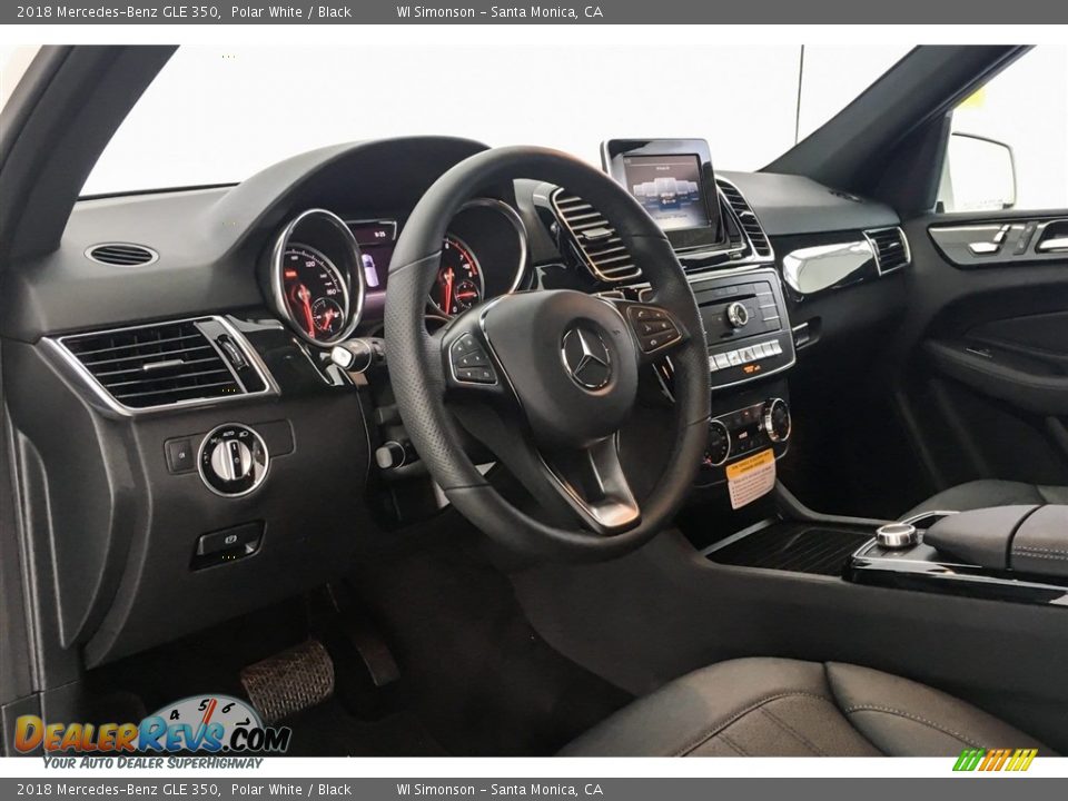 2018 Mercedes-Benz GLE 350 Polar White / Black Photo #5