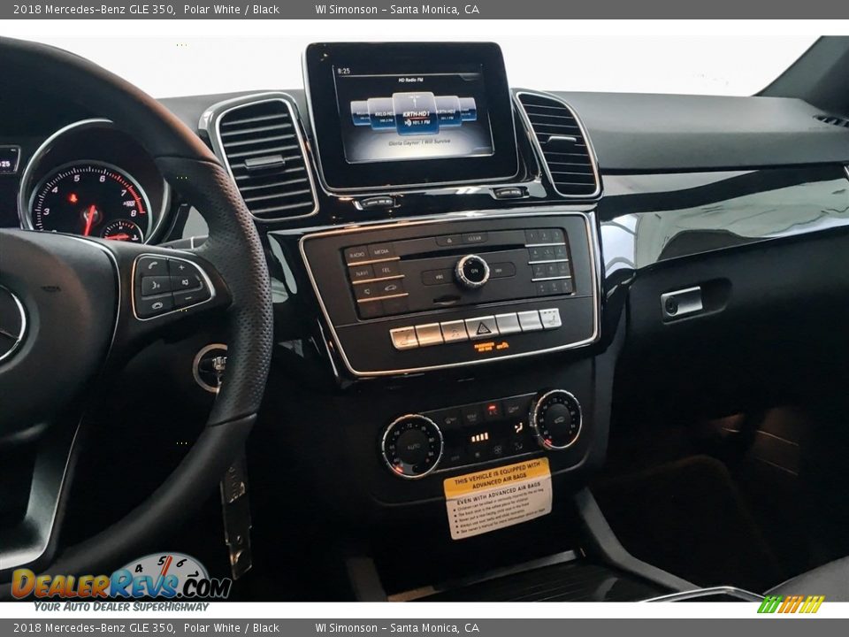 2018 Mercedes-Benz GLE 350 Polar White / Black Photo #6