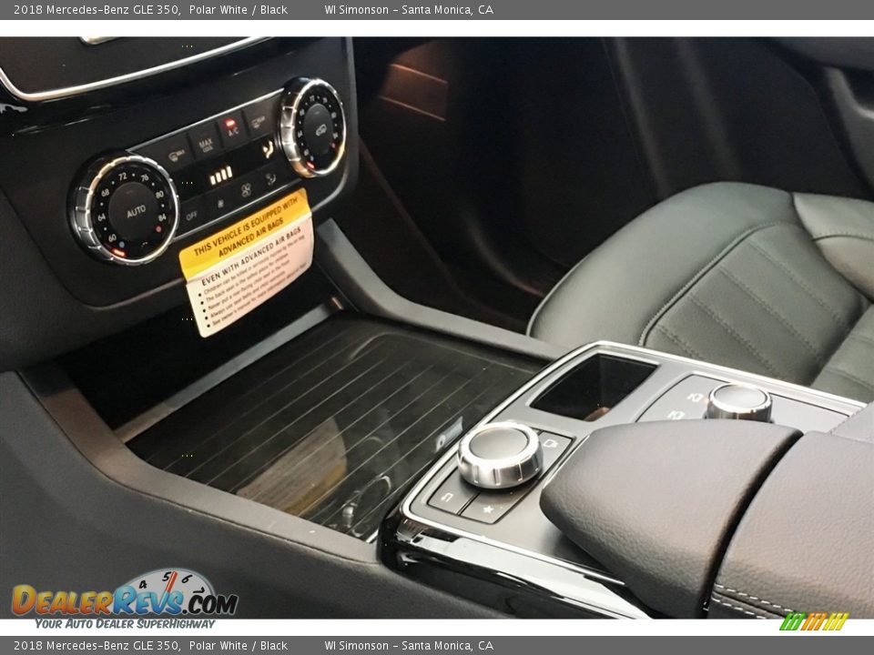 2018 Mercedes-Benz GLE 350 Polar White / Black Photo #7