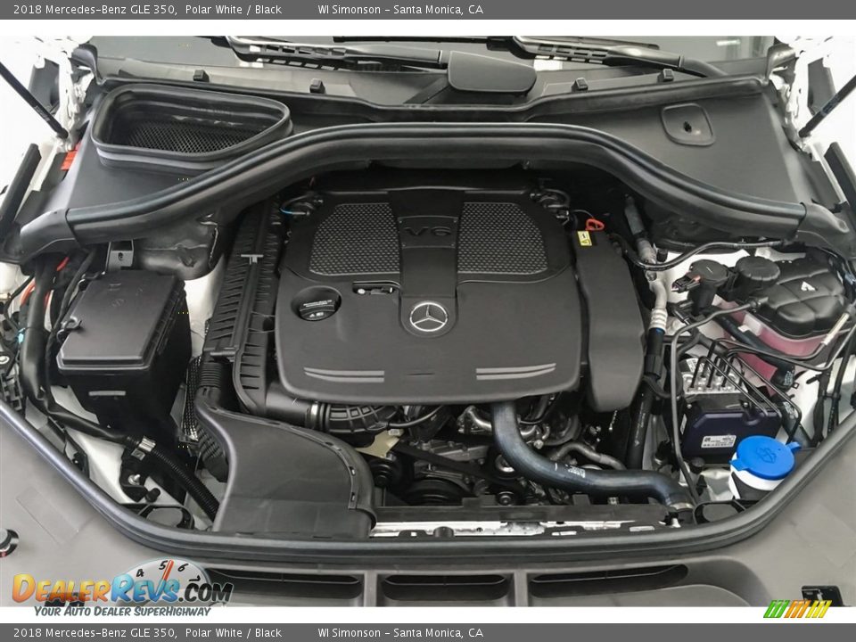 2018 Mercedes-Benz GLE 350 Polar White / Black Photo #8