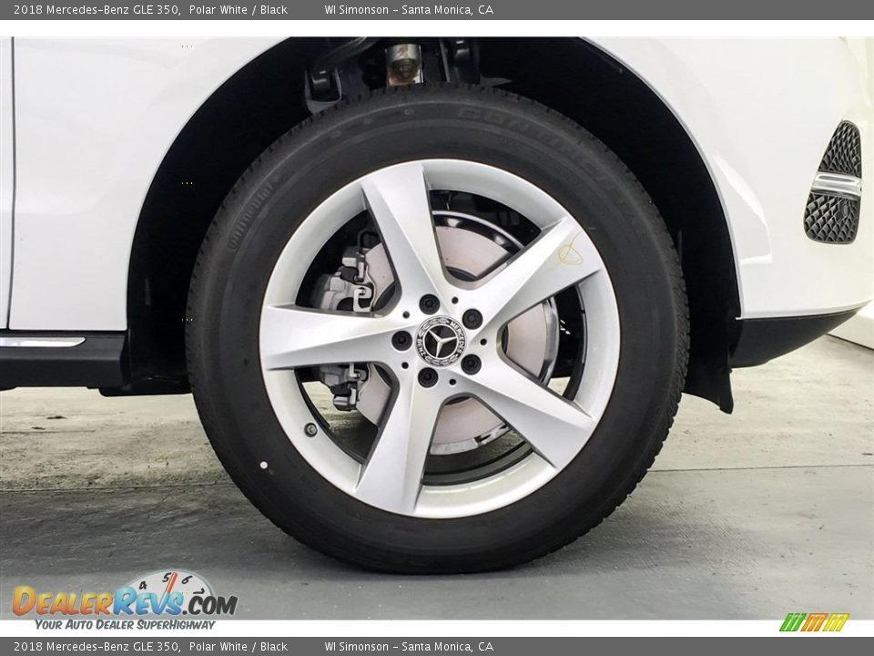 2018 Mercedes-Benz GLE 350 Polar White / Black Photo #9