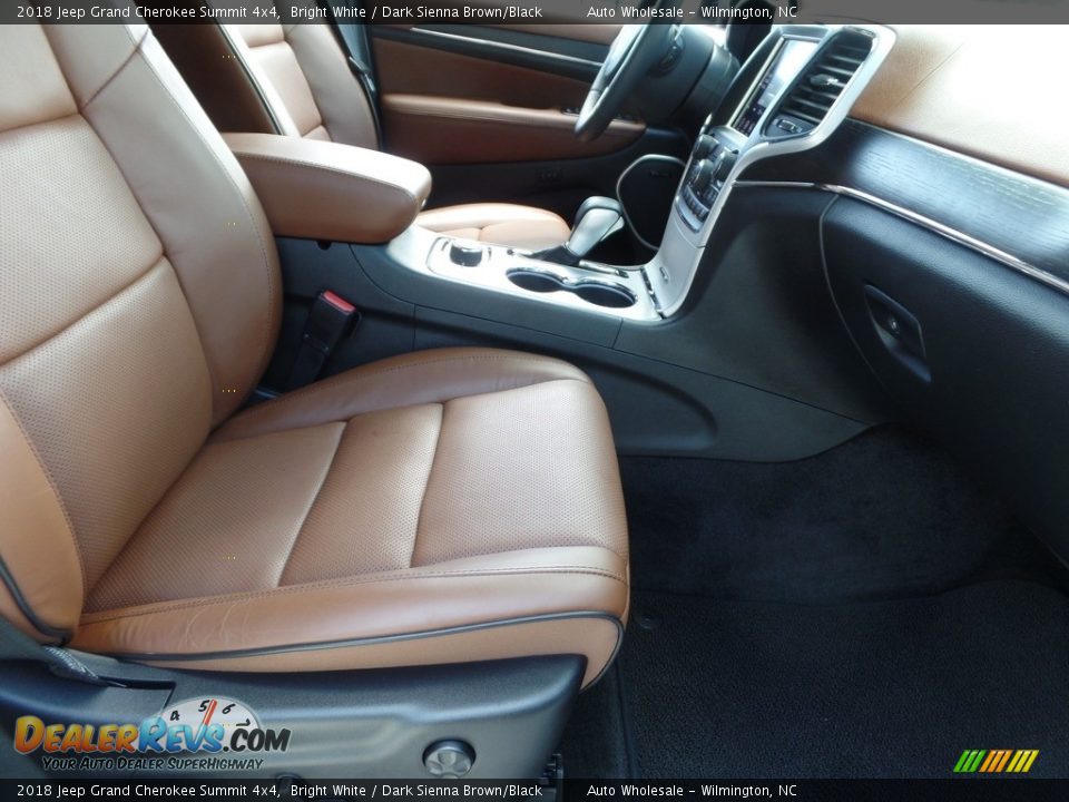 2018 Jeep Grand Cherokee Summit 4x4 Bright White / Dark Sienna Brown/Black Photo #14
