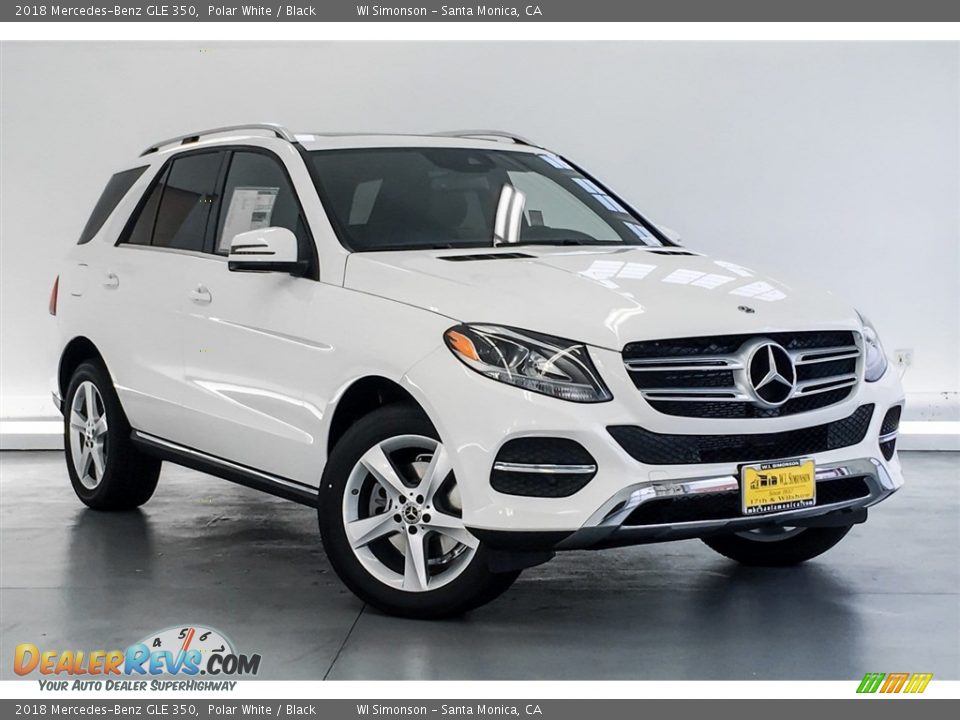 2018 Mercedes-Benz GLE 350 Polar White / Black Photo #12