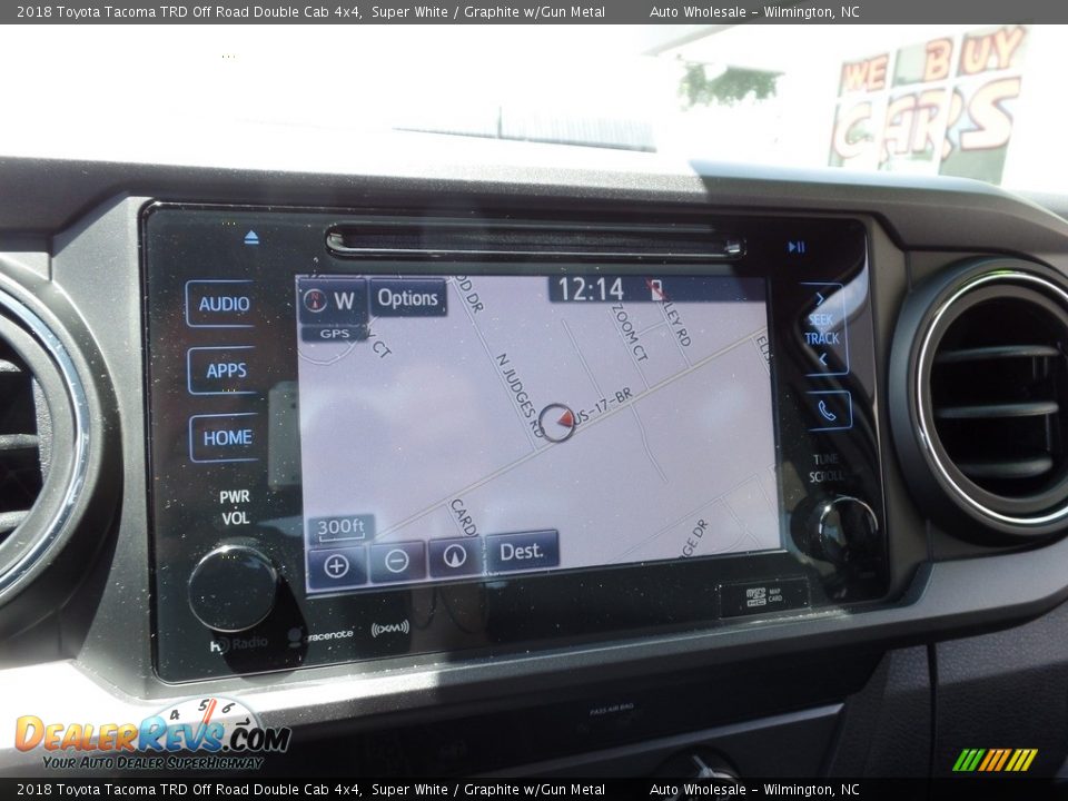 2018 Toyota Tacoma TRD Off Road Double Cab 4x4 Super White / Graphite w/Gun Metal Photo #18