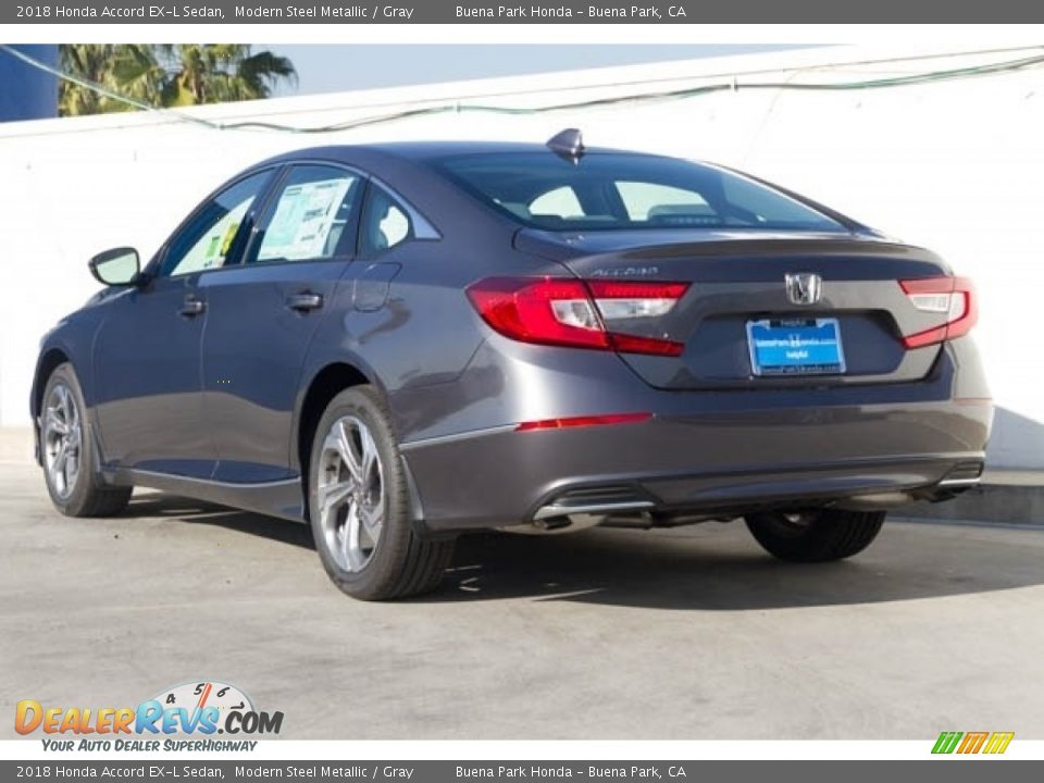 2018 Honda Accord EX-L Sedan Modern Steel Metallic / Gray Photo #2