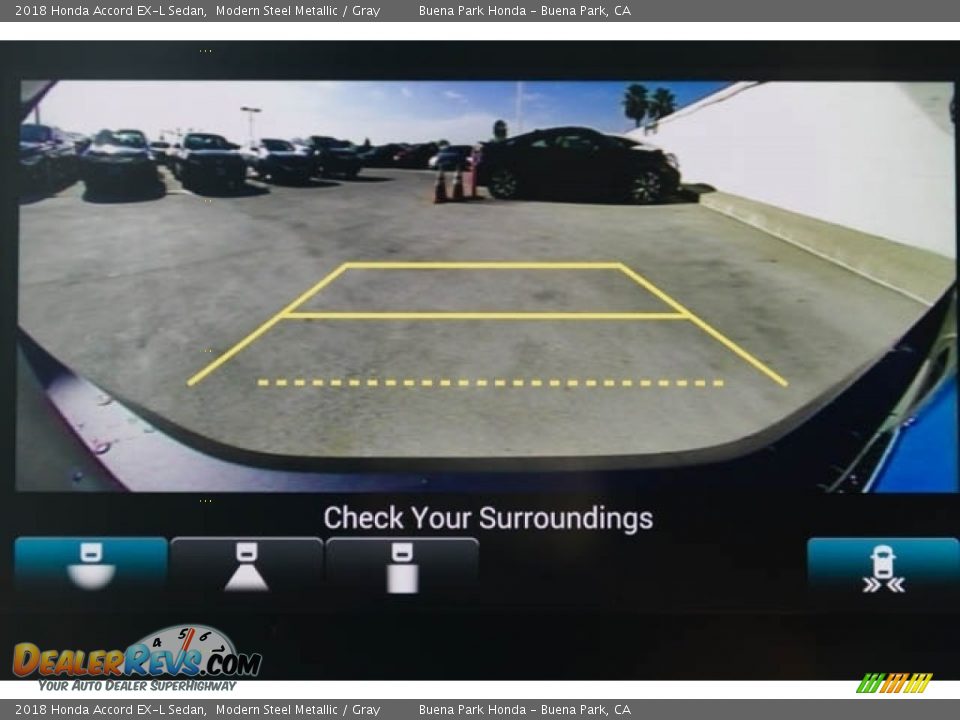 2018 Honda Accord EX-L Sedan Modern Steel Metallic / Gray Photo #9