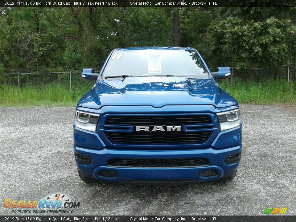 2019 Ram 1500 Big Horn Quad Cab Blue Streak Pearl / Black Photo #8