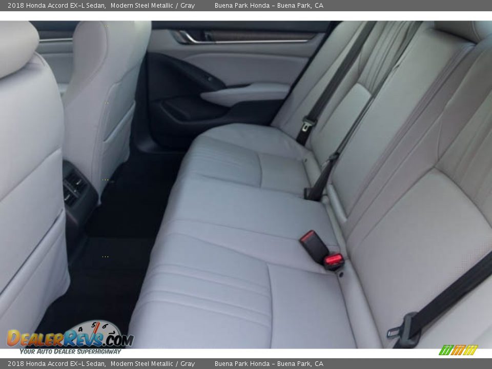 2018 Honda Accord EX-L Sedan Modern Steel Metallic / Gray Photo #11