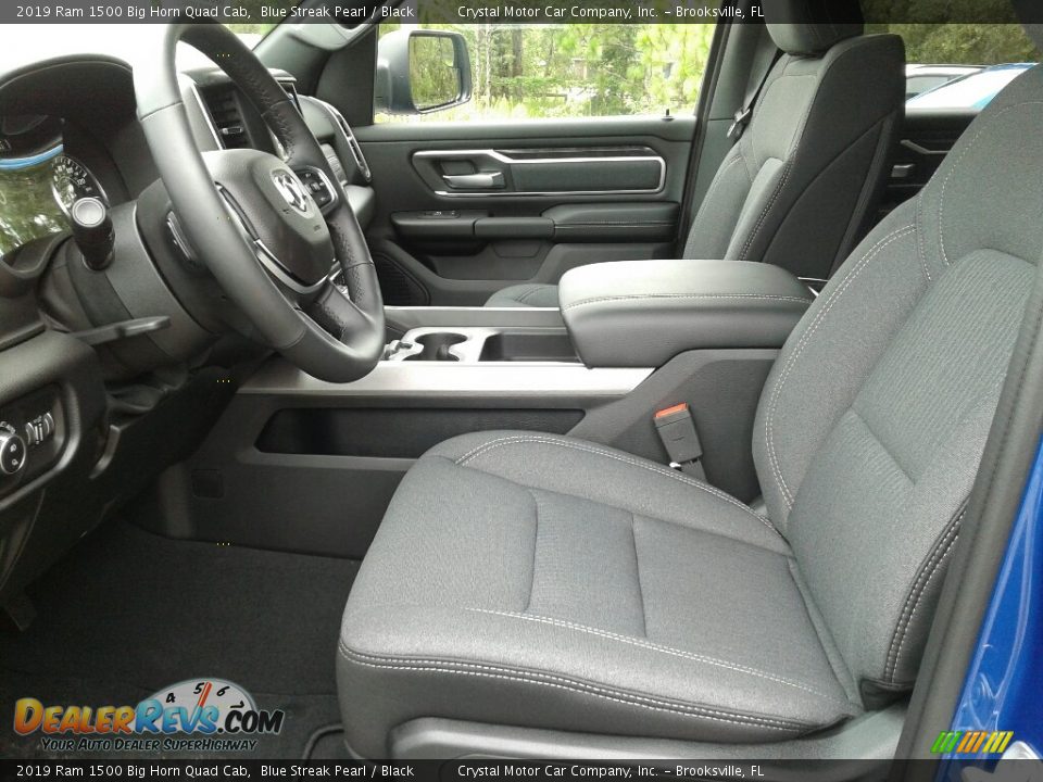 2019 Ram 1500 Big Horn Quad Cab Blue Streak Pearl / Black Photo #9