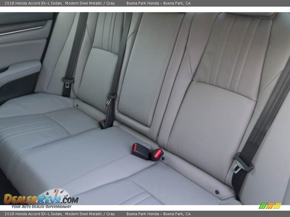 2018 Honda Accord EX-L Sedan Modern Steel Metallic / Gray Photo #19